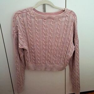 XL pink sweater